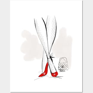 Red Shoes Posters and Art